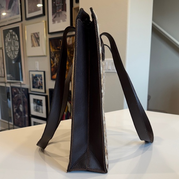 Balenciaga Leopard Tote in Brown and Tan - Picture 4 of 8